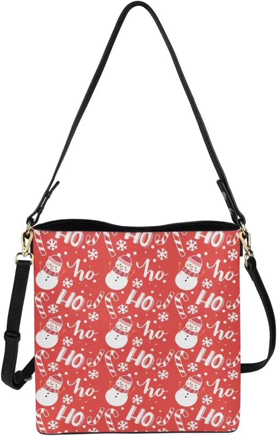 Belidome Bucket Bag Women Handbag PU Leather Shoulder Bag Crossbody Purses for Shopping Travel Party Gym Casual