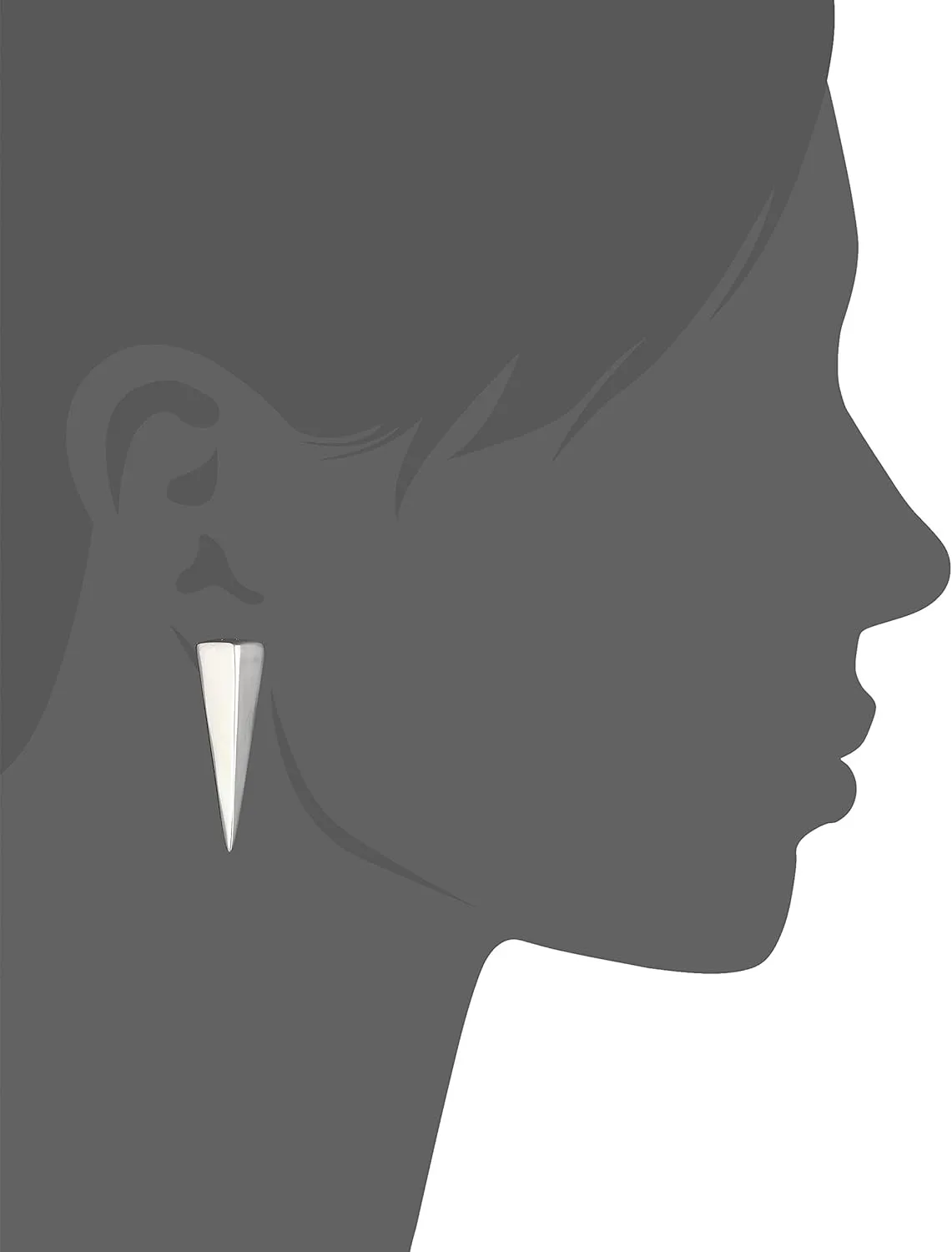 Ben-Amun Jewelry Clear Crystal Drop Earrings