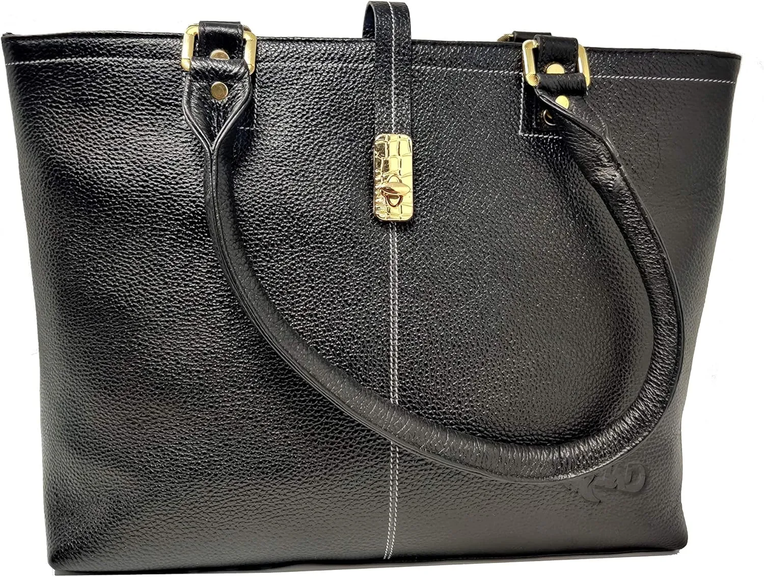 Benevolent Ladies Bag Black Leather Bag Shoulder or Hand bag Office bag