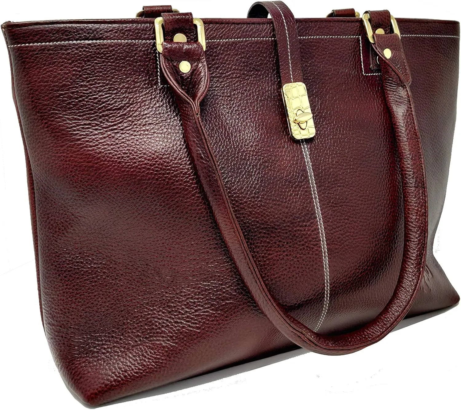 Benevolent Ladies Bag Black Leather Bag Shoulder or Hand bag Office bag