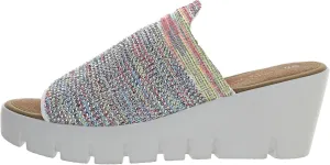 Bernie Mev Women's Venti Crystal Wedge Heel Sandal