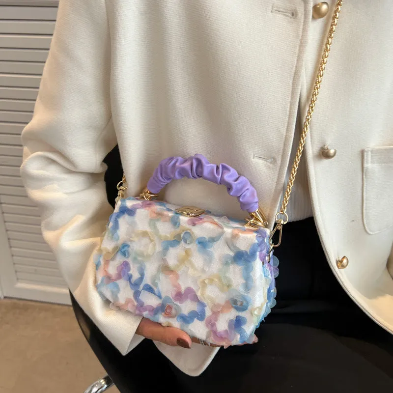 BerriesJam - 2024 Pleated Lace Handheld Box Bag