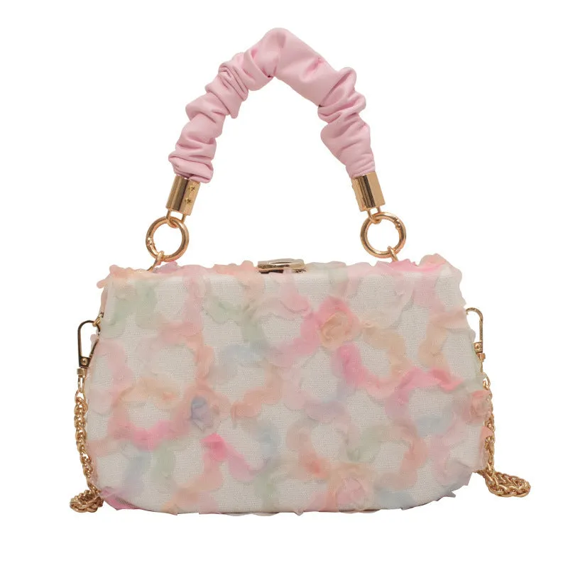 BerriesJam - 2024 Pleated Lace Handheld Box Bag