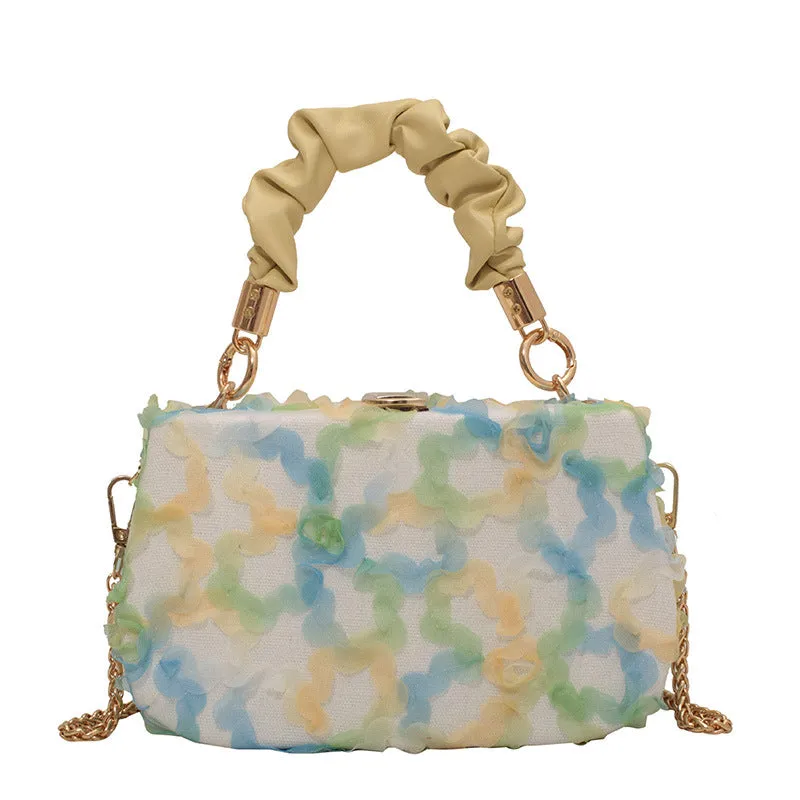 BerriesJam - 2024 Pleated Lace Handheld Box Bag