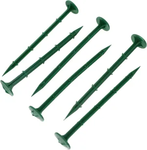 BESPORTBLE 100Pcs Landscape Stakes Durable Plastic Ground Nails for Gardening Tarp and Tent Fixing Plant Cloth Stakes for Outdoor Use