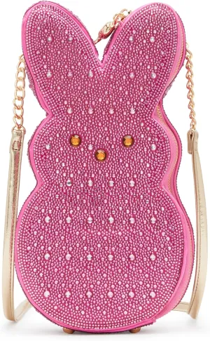 Betsey Johnson Peeps X Rhinestone Bunny Crossbody