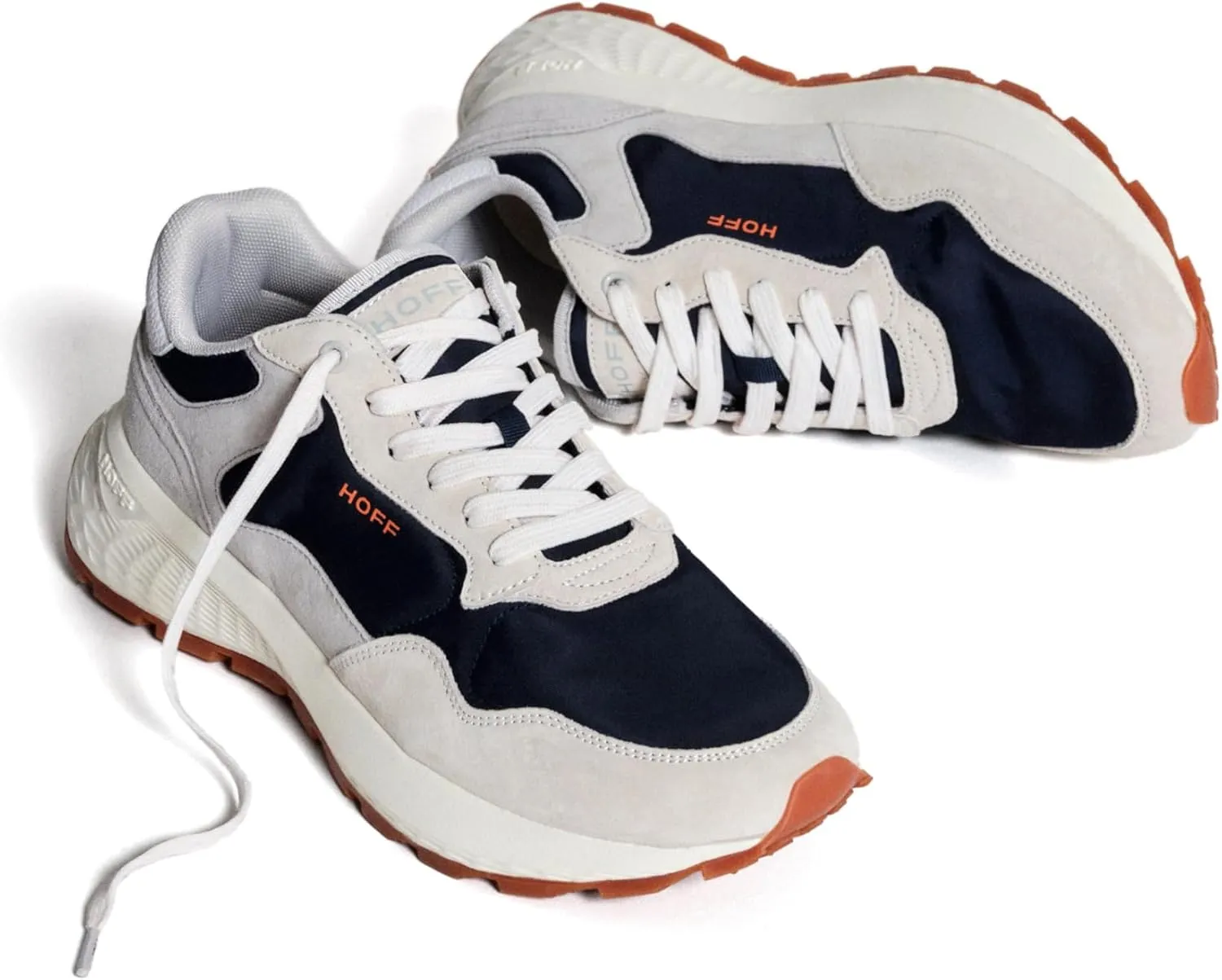 Biarritz Ii Mens Fashion Trainers in Grey Navy