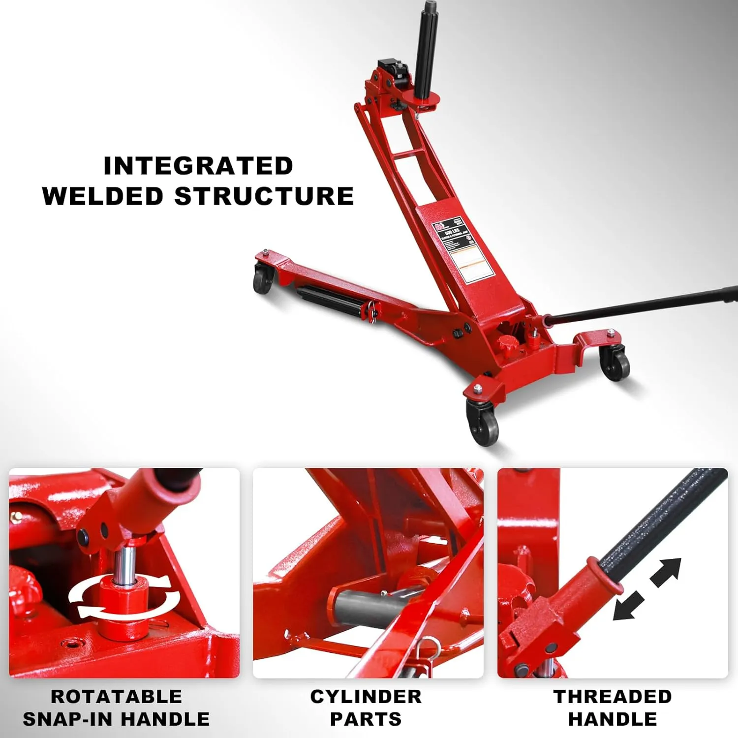 BIG RED 500 lbs Truck Clutch and Flywheel Handler to Transport Heavy Duty Truck Clutches