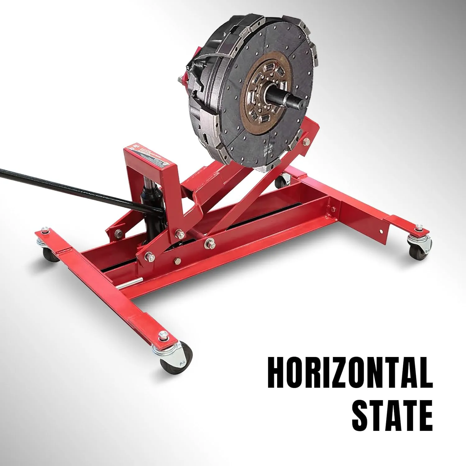 BIG RED Truck Clutch and Flywheel Handler to Transport Heavy Duty Truck Clutches, 300 lb. Capacity