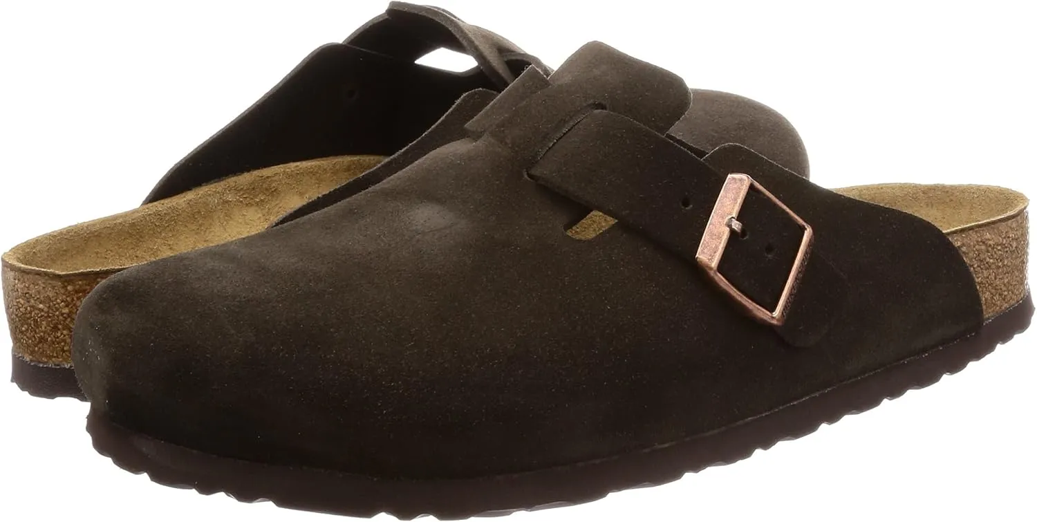 Birkenstock Boston Suede Clogs