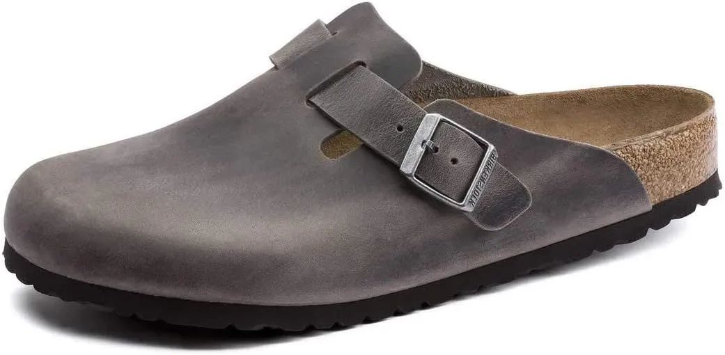 Birkenstock Boston Suede Clogs