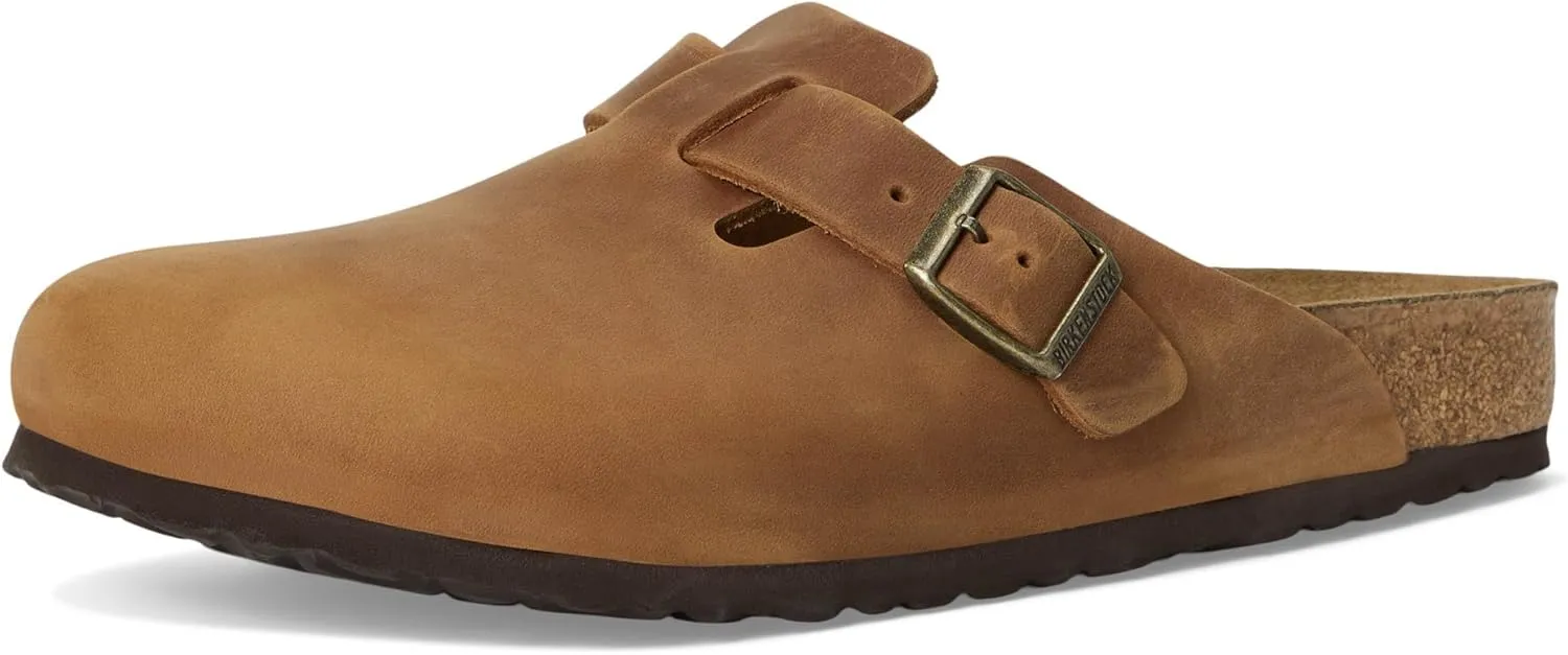 Birkenstock Unisex-Adult Boston-Oiled Leather Clog