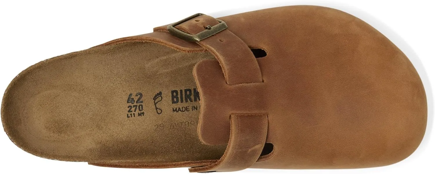 Birkenstock Unisex-Adult Boston-Oiled Leather Clog