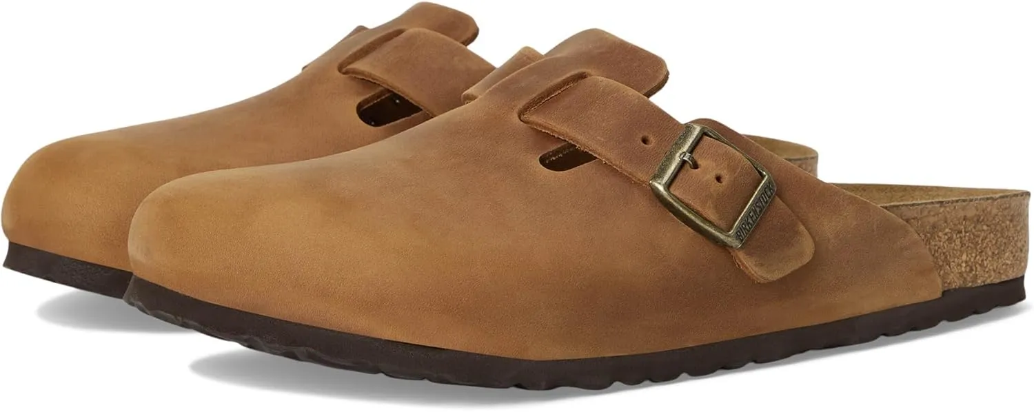 Birkenstock Unisex-Adult Boston-Oiled Leather Clog