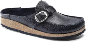 Birkenstock Women's Clogs Boston SFB Iron Oil LTR N, 36 EU Schmal
