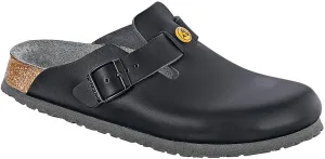 Birkenstock Women's Open-Back Boston Anti-Static Natural Leather Normal Footbed, EUR 42