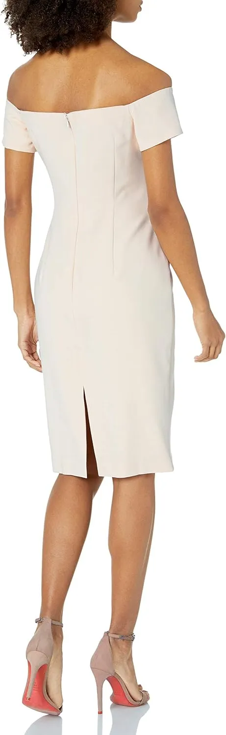 Black Halo Women's Bethel Off Shoulder Sheath Dress