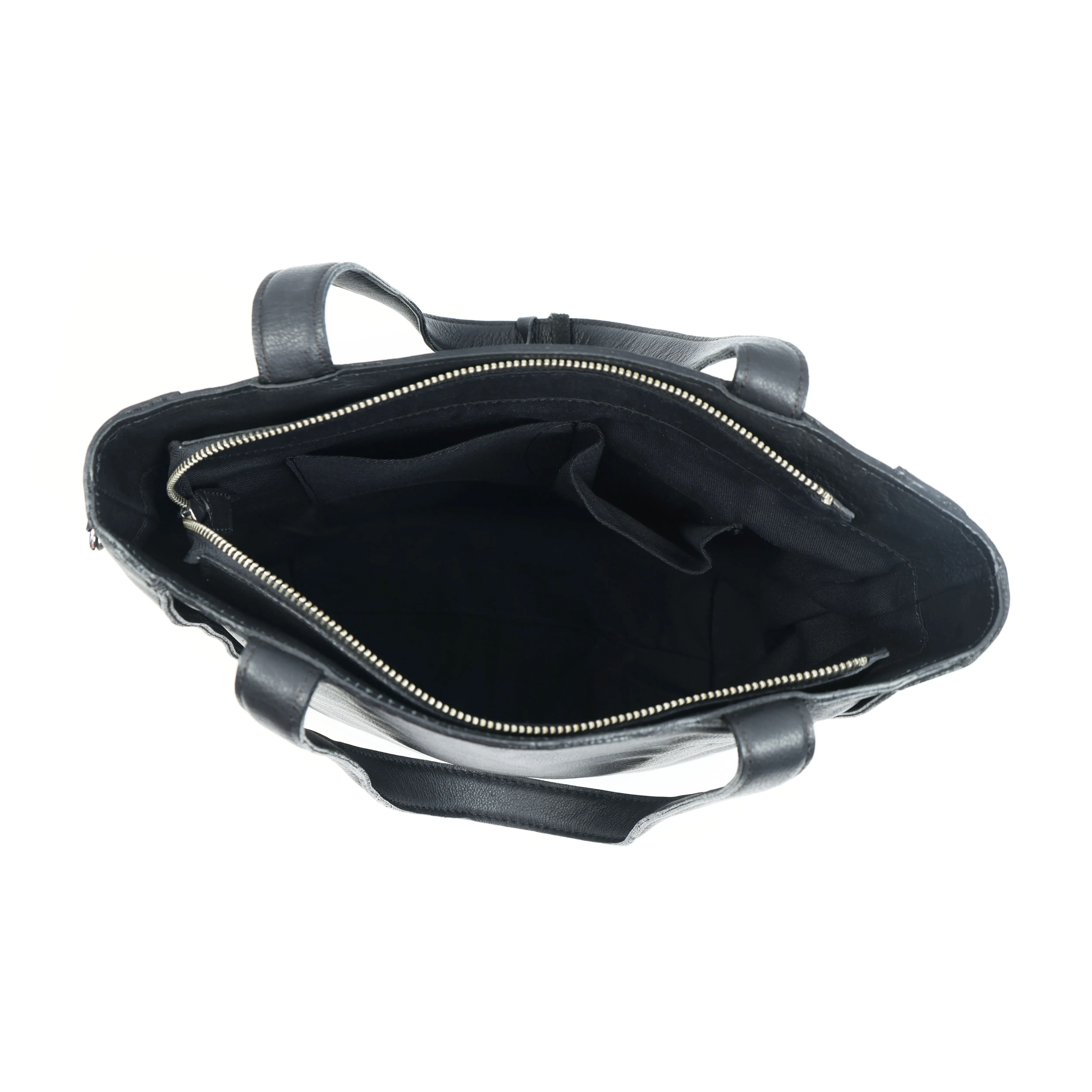 Black Handheld Leather Sling Bag with Detachable Strap – Stylish & Versatile.BG-1624