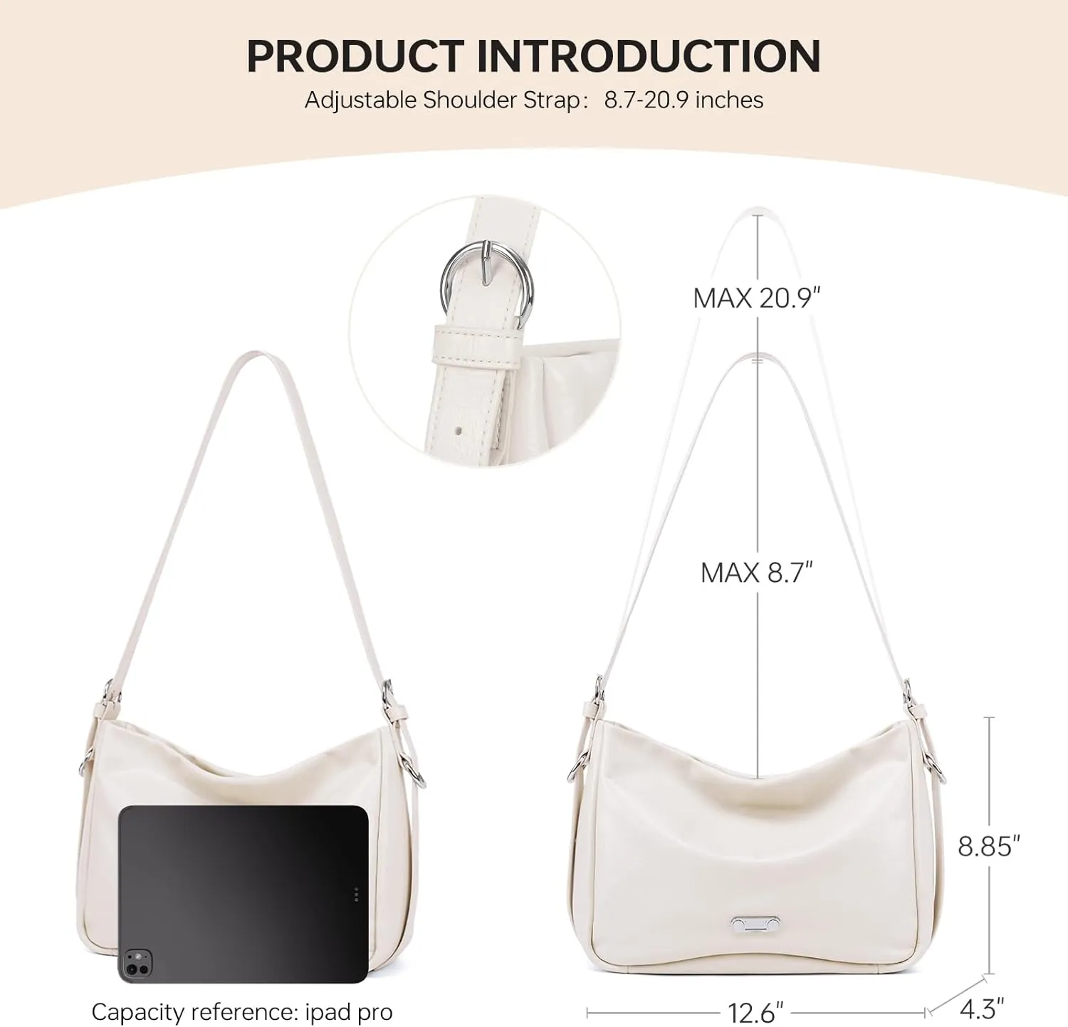 Black Leather Shoulder Purse For Women: Crossbody Bags Small Handbags - Elegant Comfortable for Daughters and Young Girls