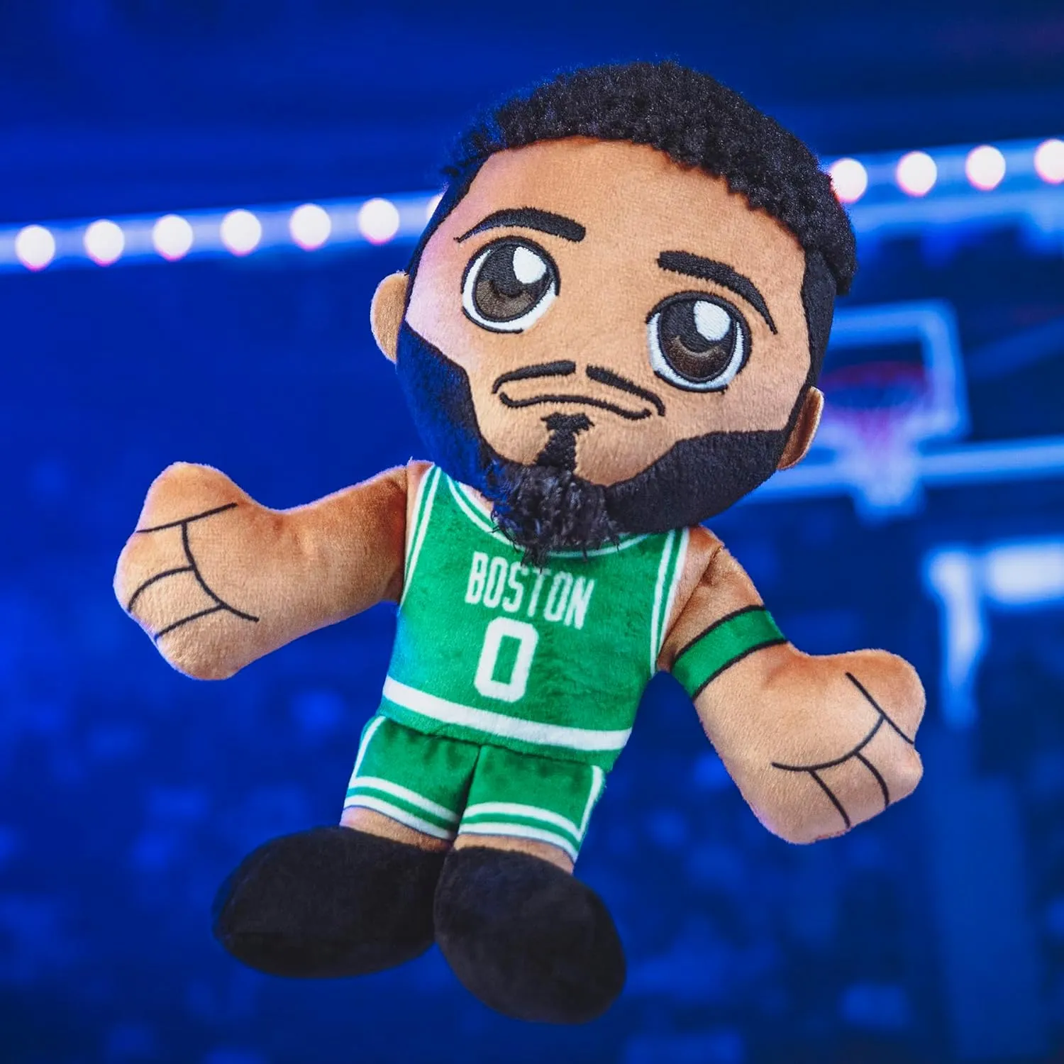 Bleacher Creatures Boston Celtics Jayson Tatum 8" NBA Kuricha Sitting Plush - Soft Chibi Inspired NBA Superstar