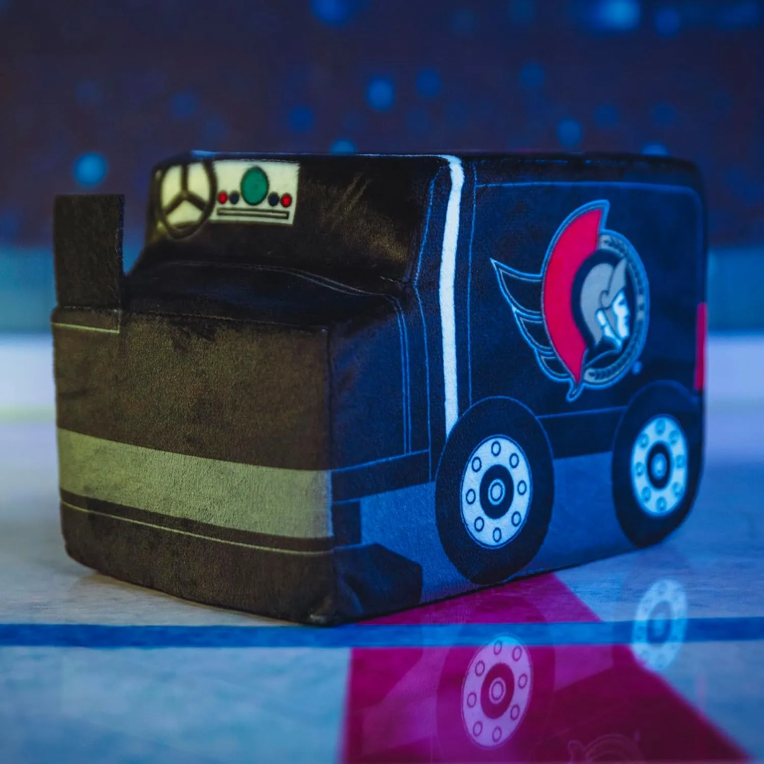 Bleacher Creatures Ottawa Senators Zamboni 7" NHL Kuricha Plushie - Soft Chibi Inspired Plush