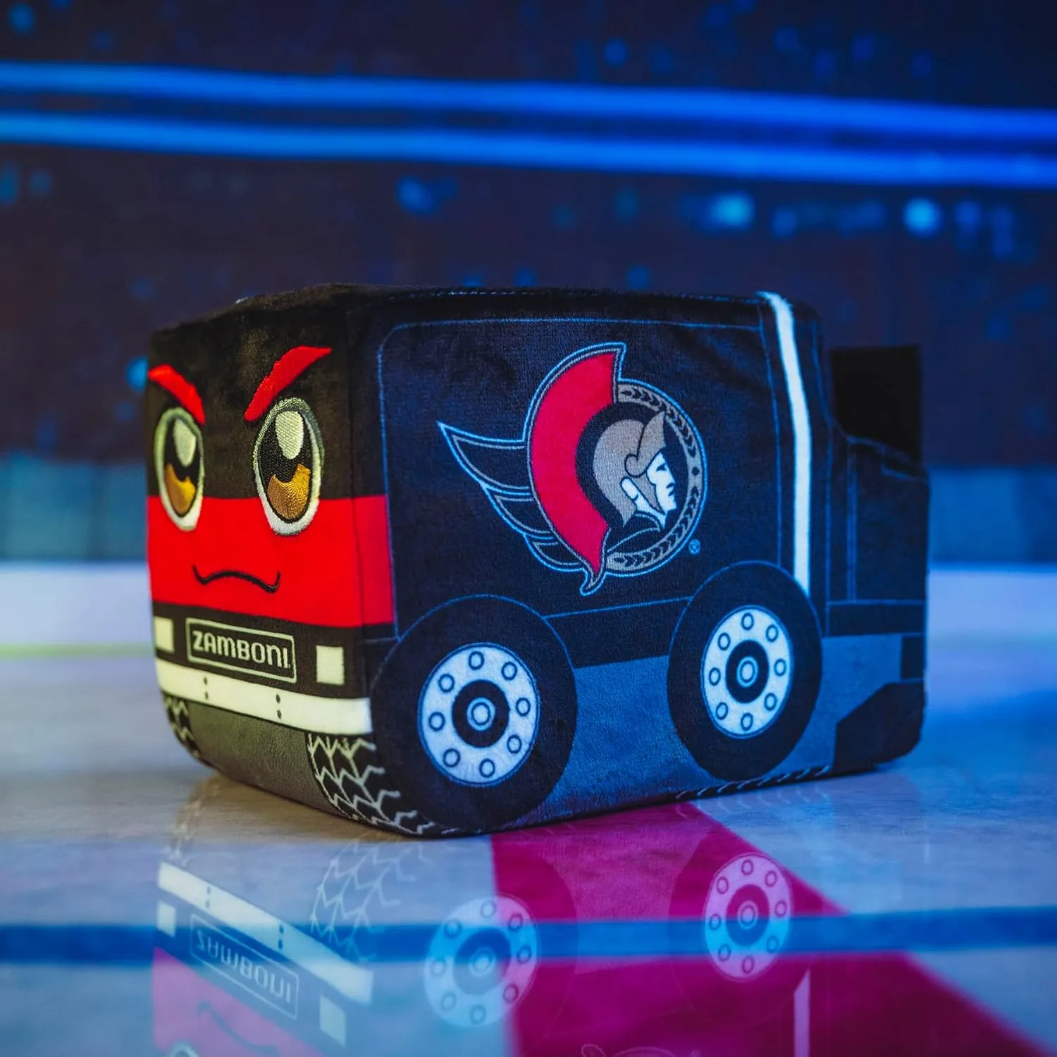 Bleacher Creatures Ottawa Senators Zamboni 7" NHL Kuricha Plushie - Soft Chibi Inspired Plush