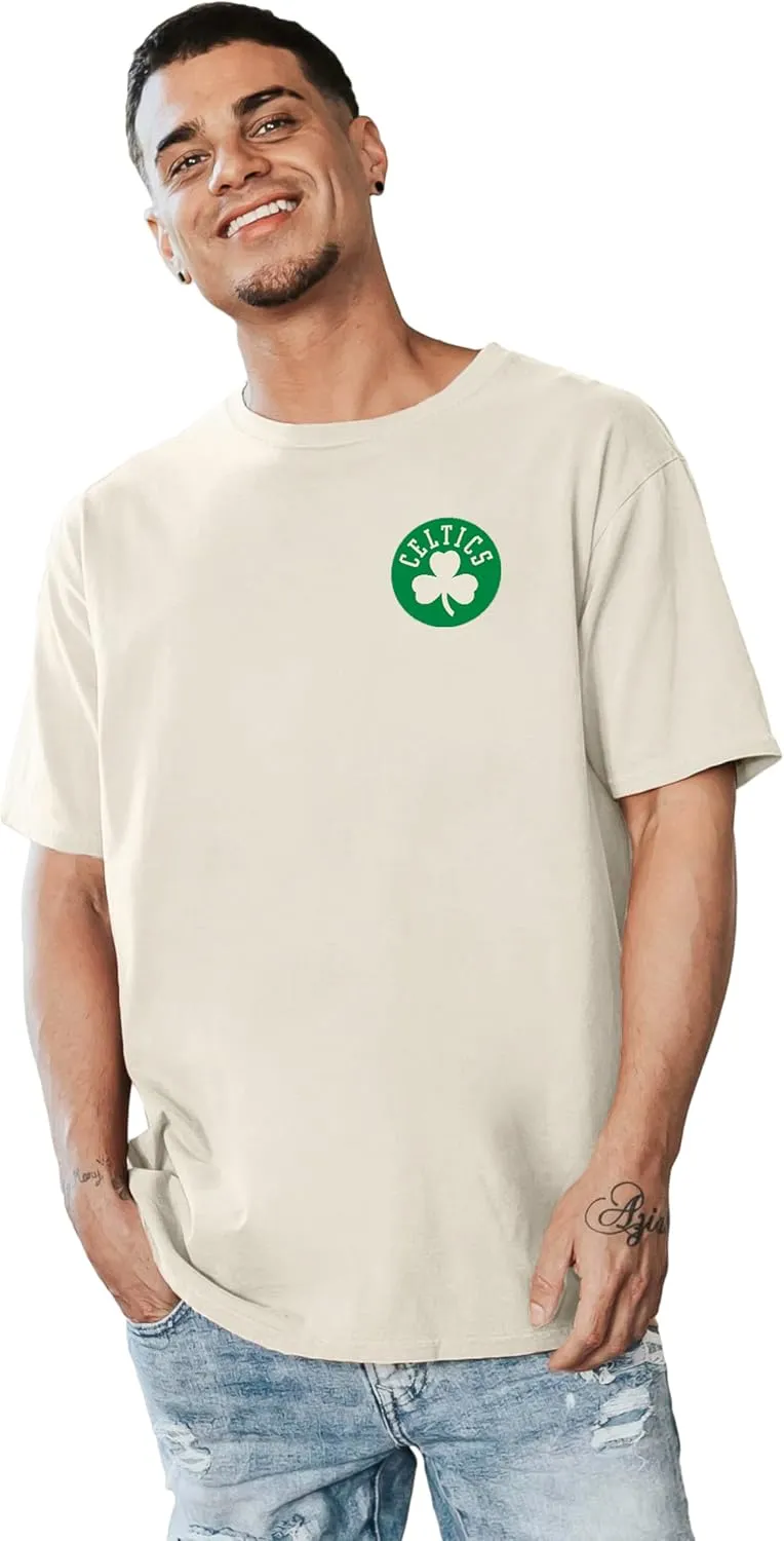 Blue 84 NBA Officially Licensed T-Shirt Ringspun Front/Back Ivory