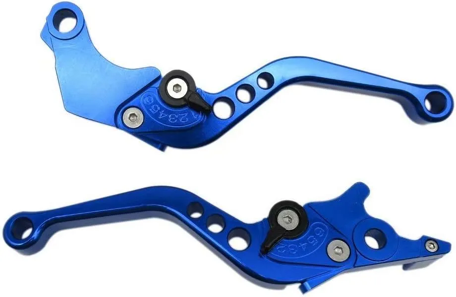 Blue CNC6 Position Shorty Brake Clutch Lever for HYOSUNG GT250R 2006 2007 2008