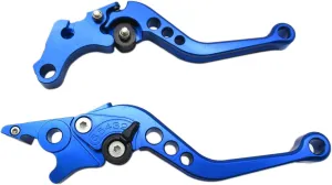 Blue CNC6 Position Shorty Brake Clutch Lever for HYOSUNG GT250R 2006 2007 2008