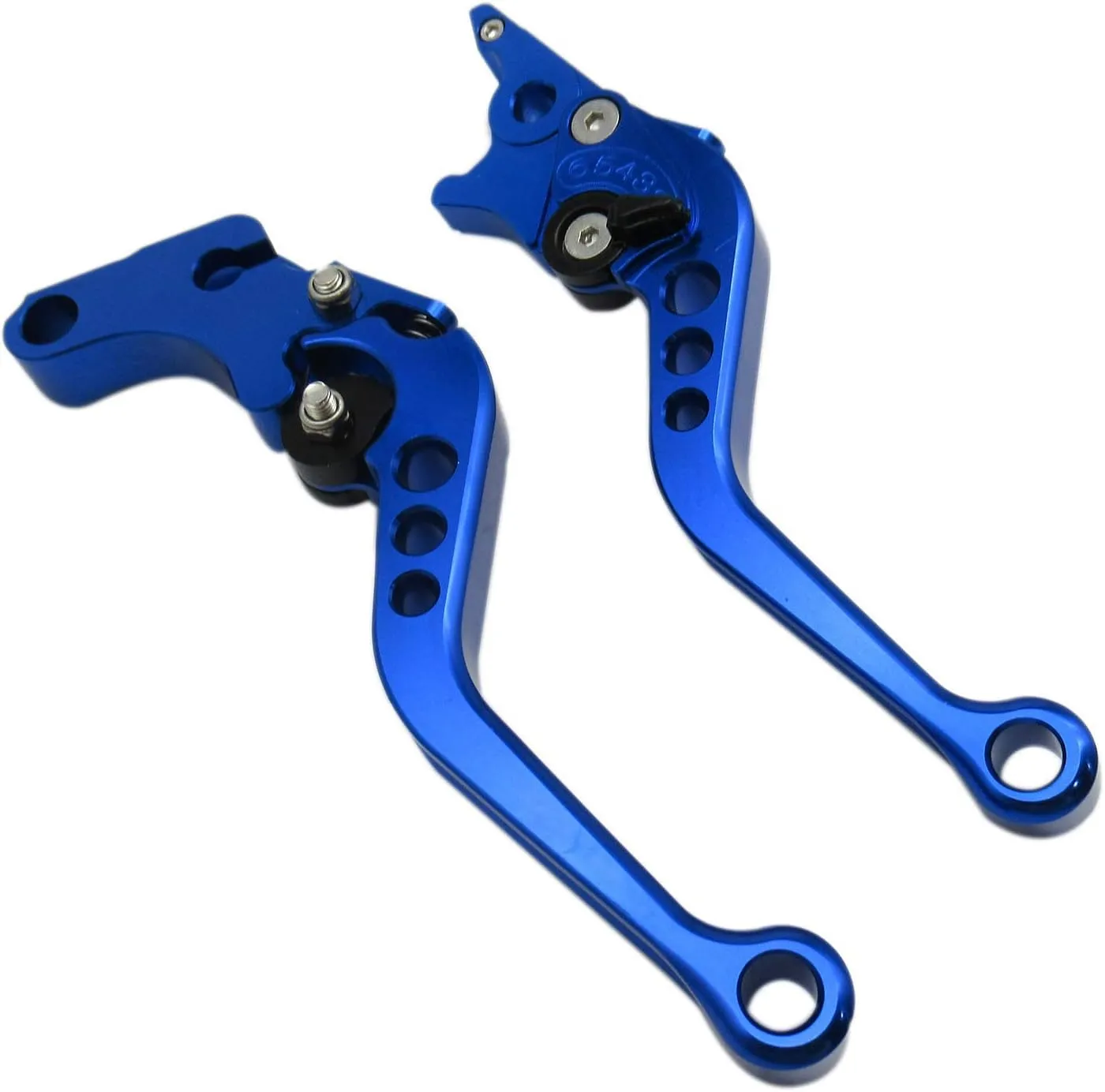 Blue CNC6 Position Shorty Brake Clutch Lever for HYOSUNG GT250R 2006 2007 2008