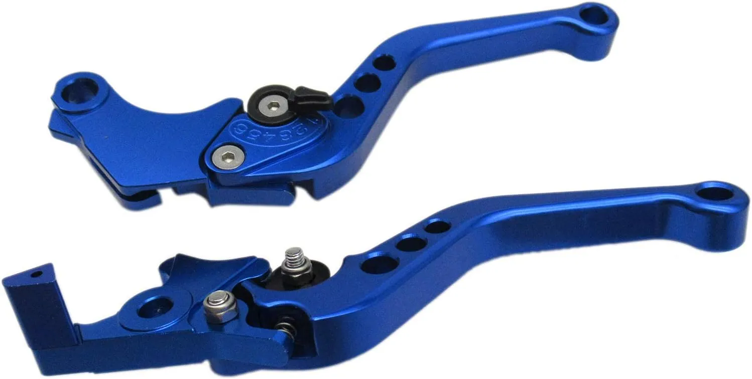 Blue CNC6 Position Shorty Brake Clutch Lever for HYOSUNG GT250R 2006 2007 2008