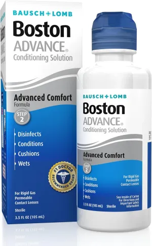 Boston ADVANCE Conditioning Solution, from Bausch   Lomb, 3.5 Fl Oz (Pack of 2)