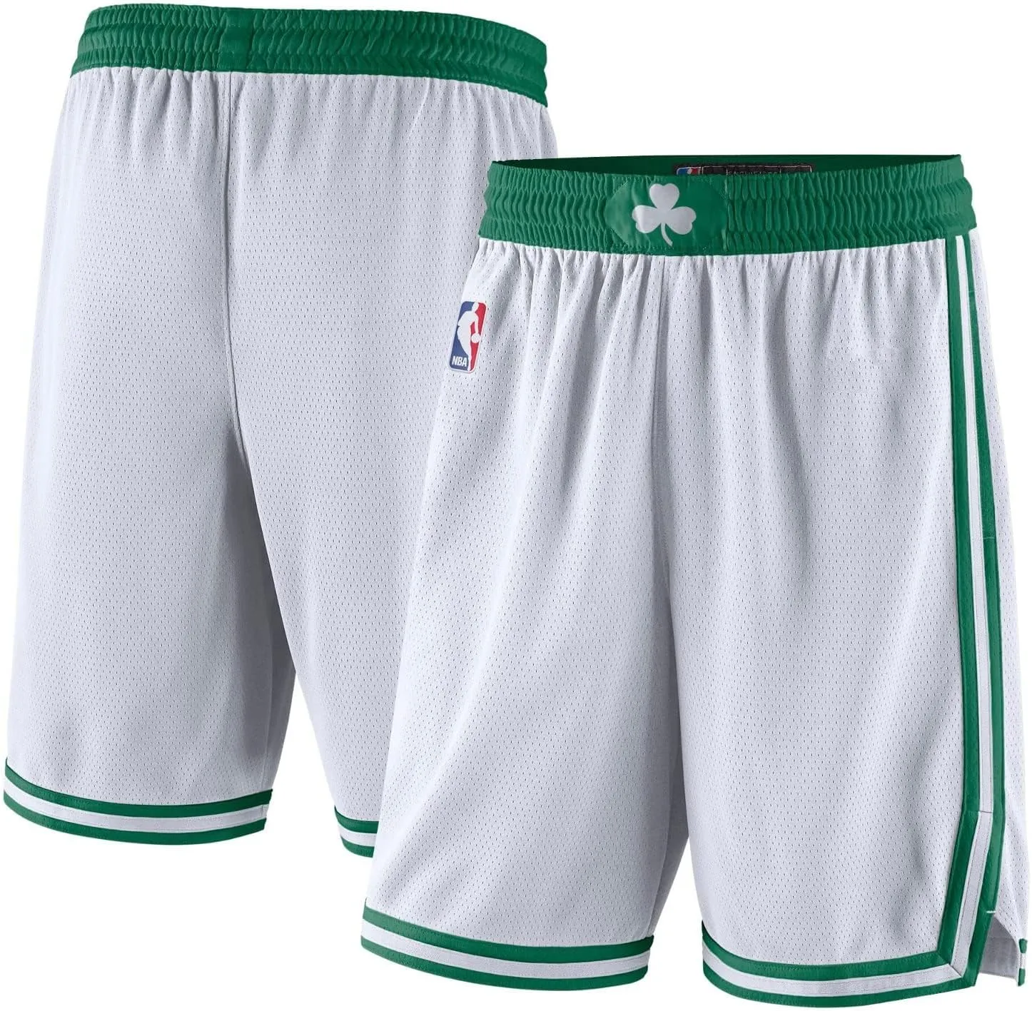 Boston Celtics NBA Kids Youth 8-20 Icon Edition Green On-Court Swingman Performance Shorts