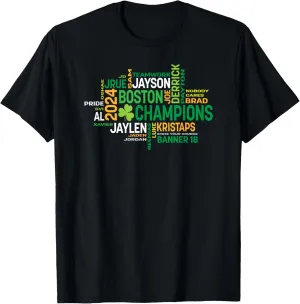 Boston Champs 2024 Celts Banner 18 Hoops Mens Womens Graphic T-Shirt