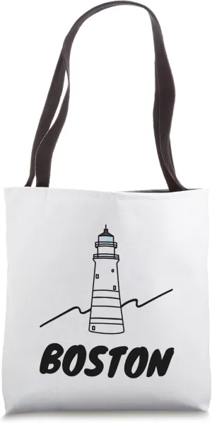 Boston Harbor lighthouse Tote Bag