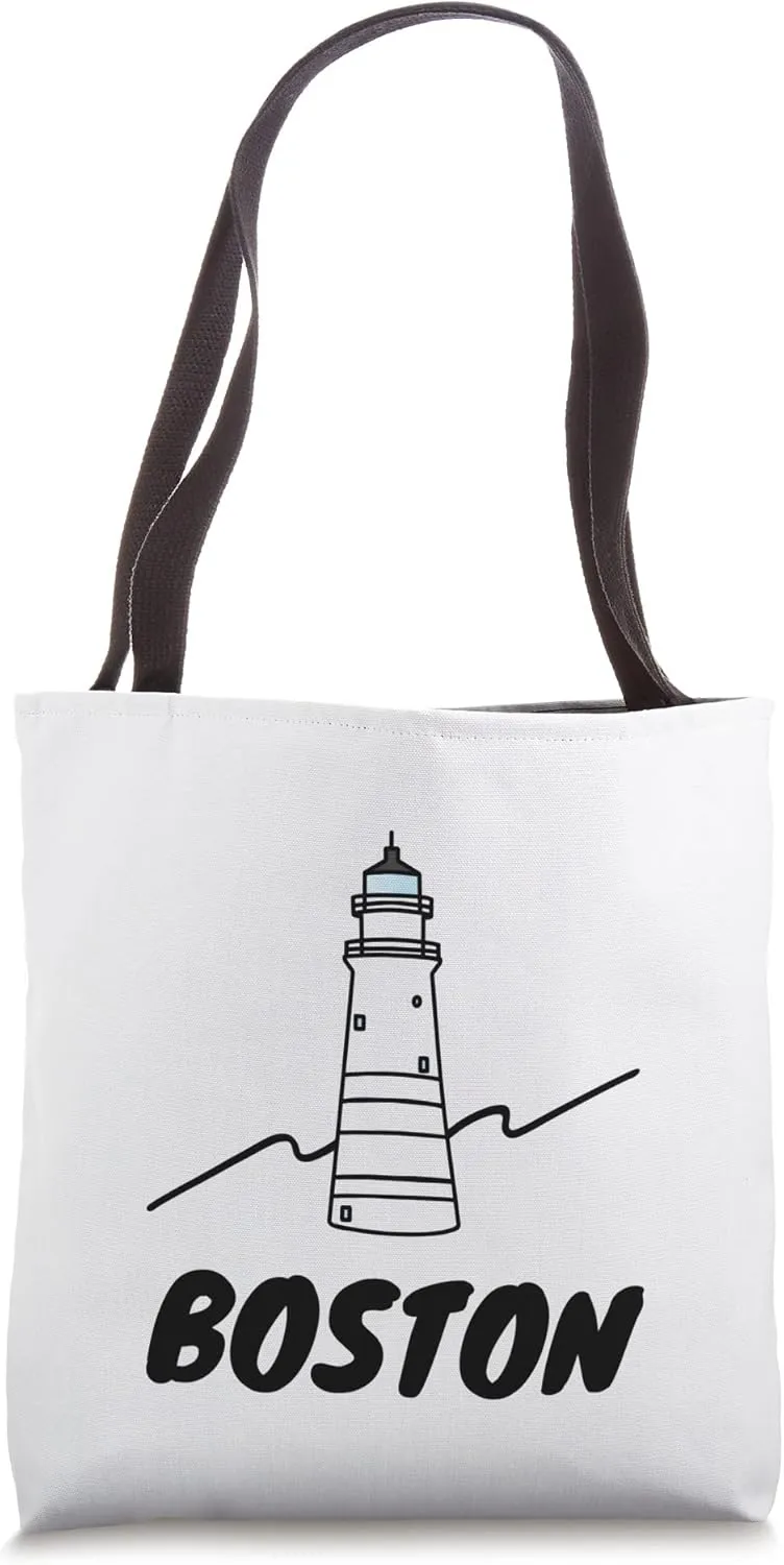 Boston Harbor lighthouse Tote Bag