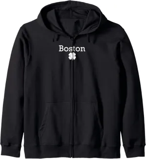 Boston Irish Zip Hoodie