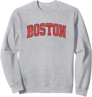Boston Massachusetts MA Vintage Athletic Sports Sweatshirt
