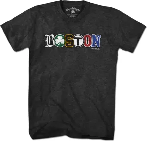 Boston Massachusetts Vintage Townie T-Shirt – Unisex Soft Cotton Blend, Perfect for Boston Sports Fans