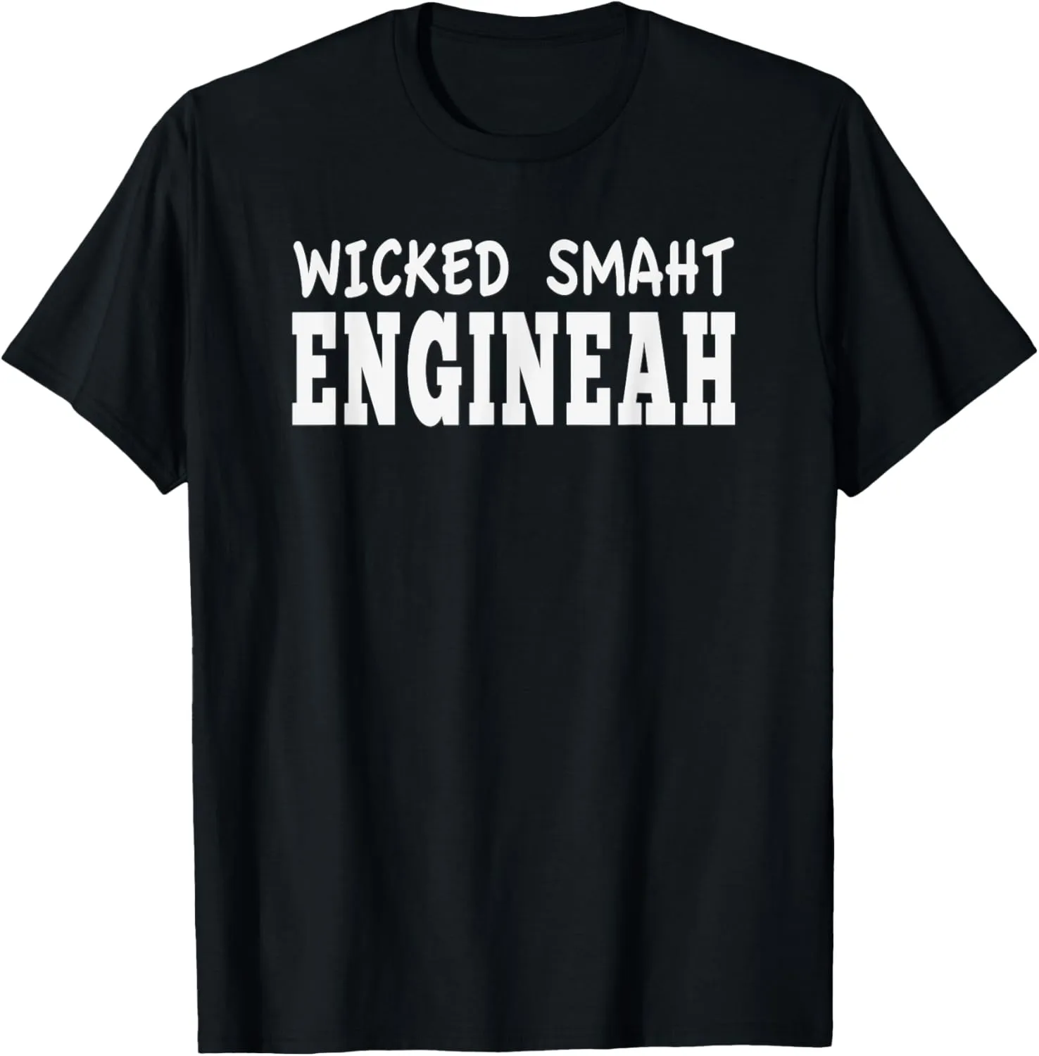 Boston Massachusetts Wicked Smaht Engineer Gifts Smart MA T-Shirt