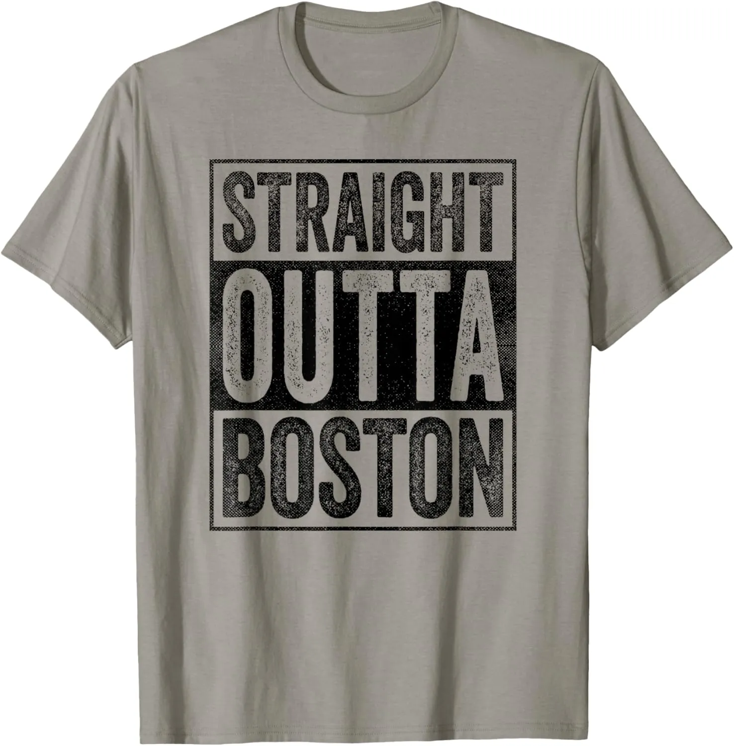 Boston Souvenir Boston Clothing Men Straight Outta Boston T-Shirt