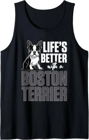 Boston Terrier Dog Tank Top