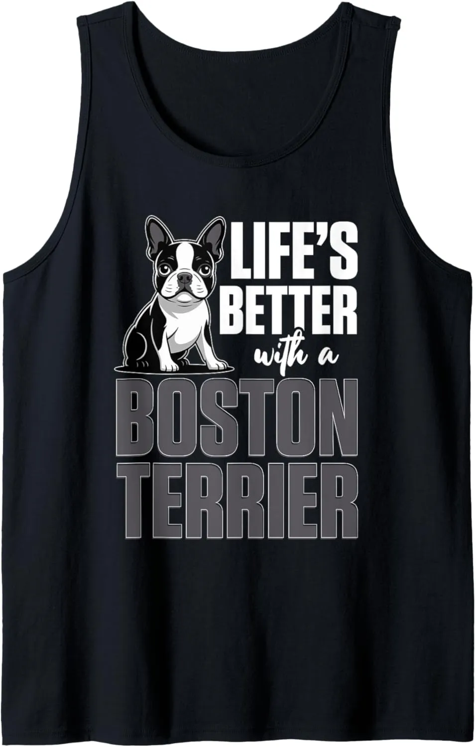 Boston Terrier Dog Tank Top