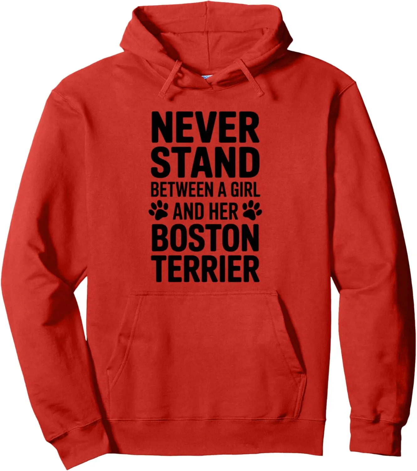 Boston Terrier Girl Funny Boston Terrier Pullover Hoodie