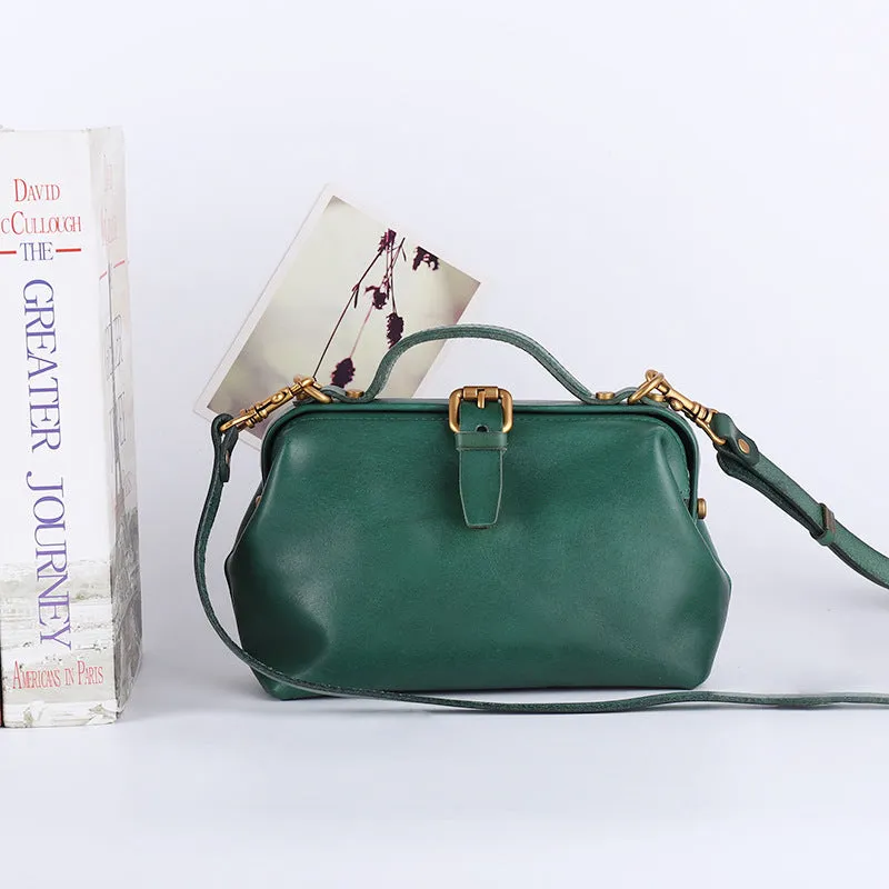 Botanical Tanned Hand Bill Shoulder Bag Large Capacity Texture