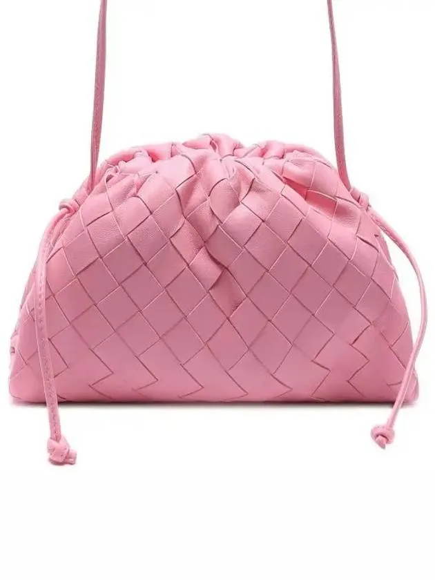 Bottega Veneta Intrecciato Mini Pouch Bag Pink