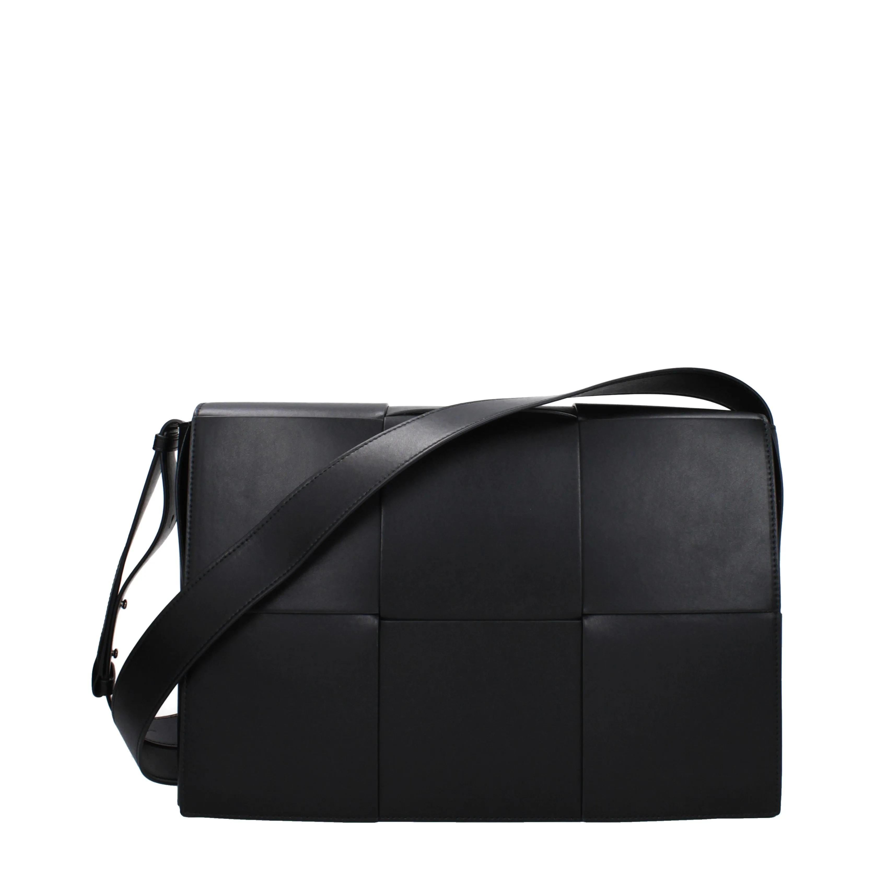 Bottega Veneta Shoulder Bags Men Leather Black