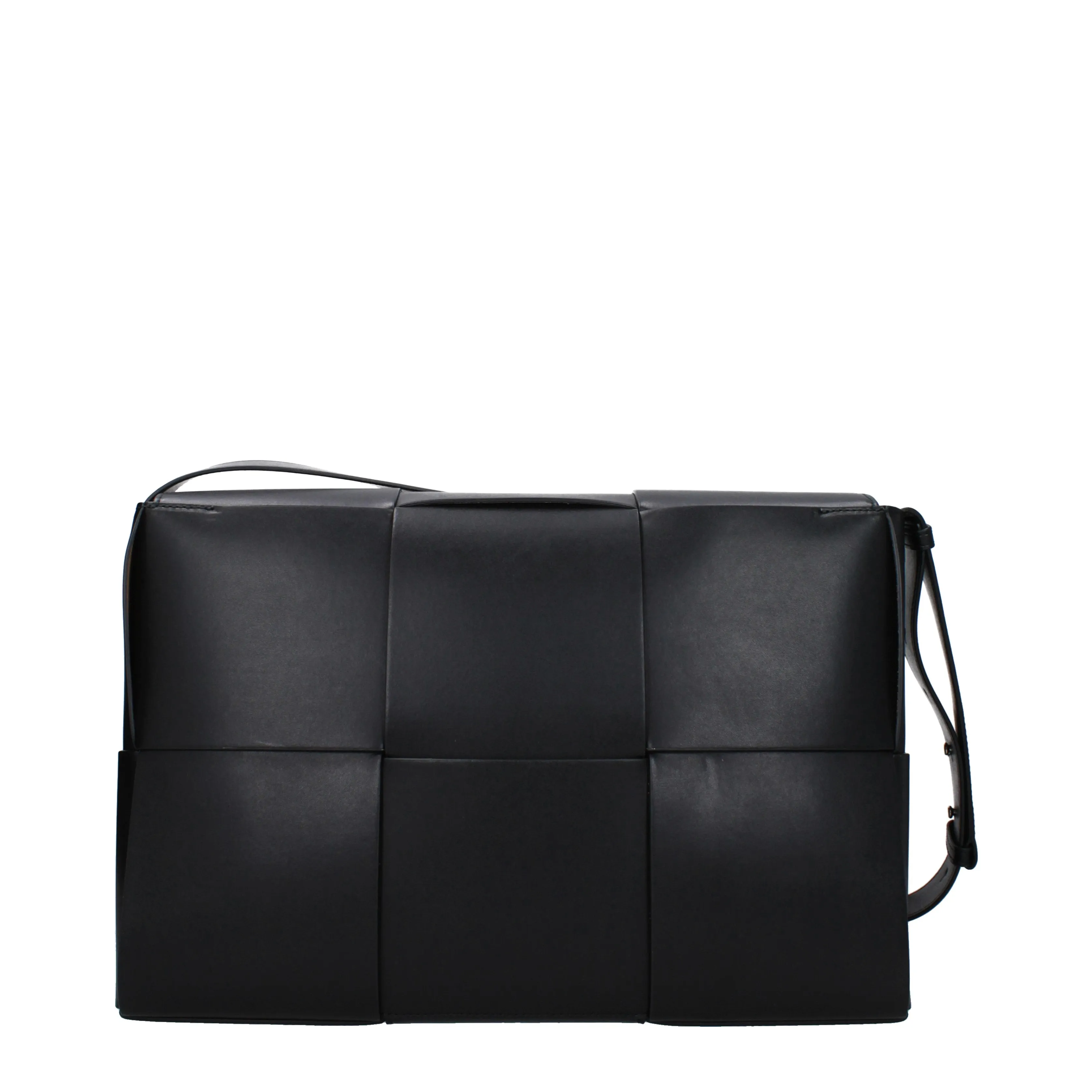 Bottega Veneta Shoulder Bags Men Leather Black