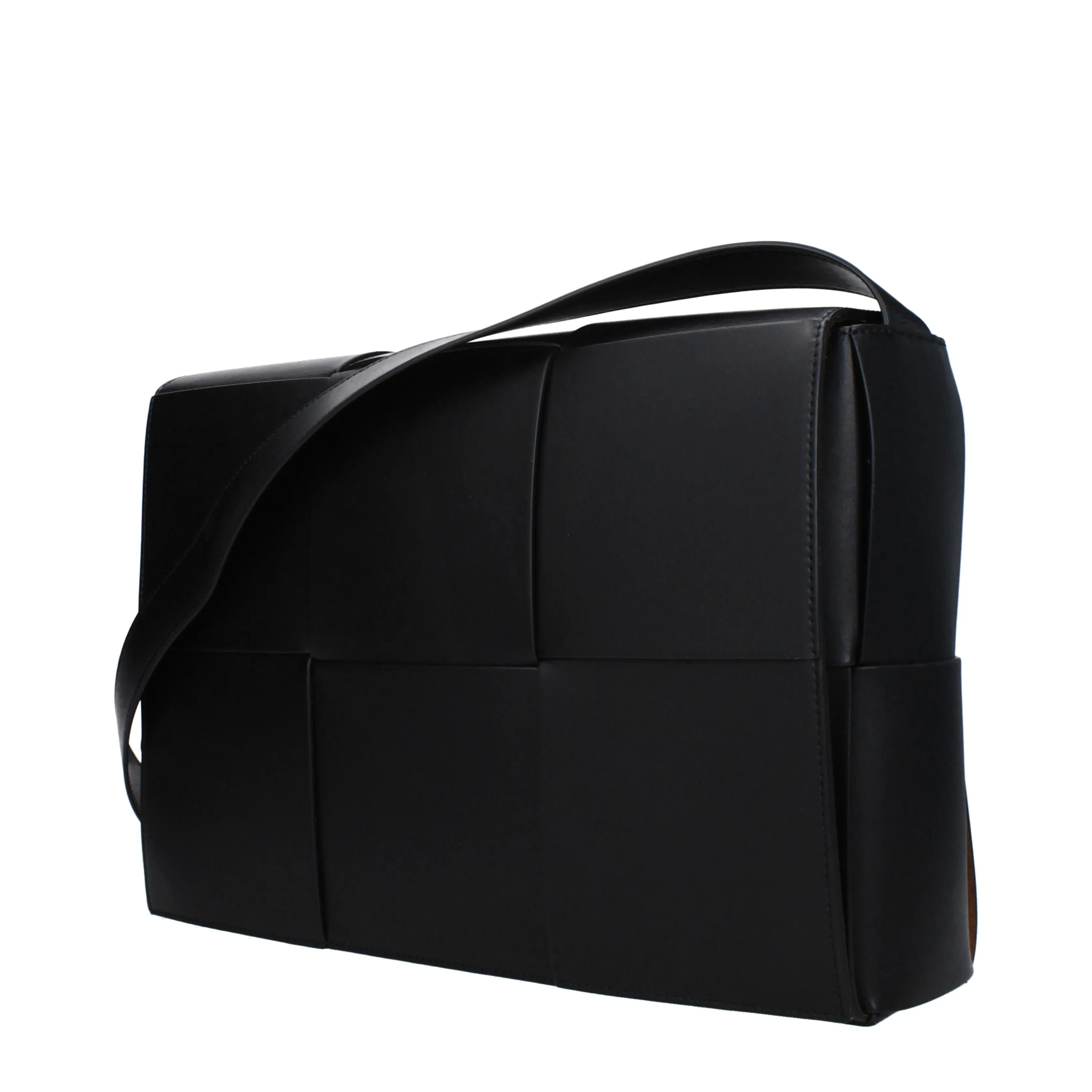 Bottega Veneta Shoulder Bags Men Leather Black