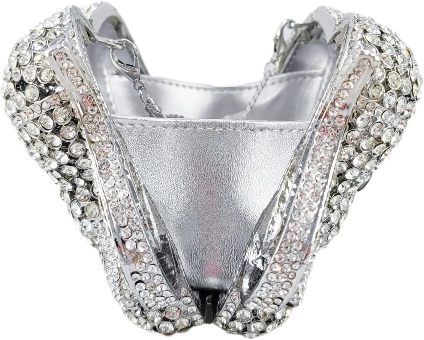 Boutique De FGG Elephant Crystal Clutch Bags Women Animal Rhinestone Evening Handbags Bridal Party Crystal Clutch Purse,Mini